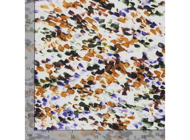 Viskose RADIANCE DIGITAL ABSTRACT - OFF-WHITE 