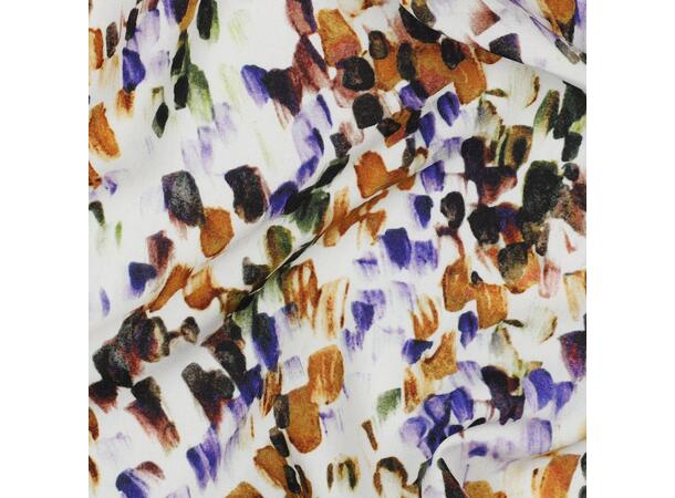 Viskose RADIANCE DIGITAL ABSTRACT - OFF-WHITE 