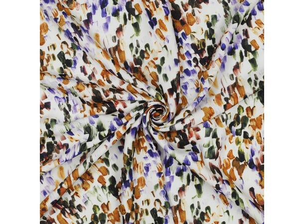 Viskose RADIANCE DIGITAL ABSTRACT - OFF-WHITE