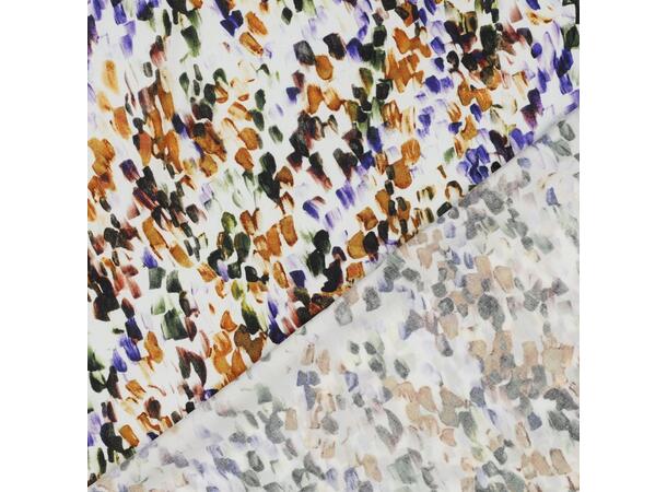 Viskose RADIANCE DIGITAL ABSTRACT - OFF-WHITE 