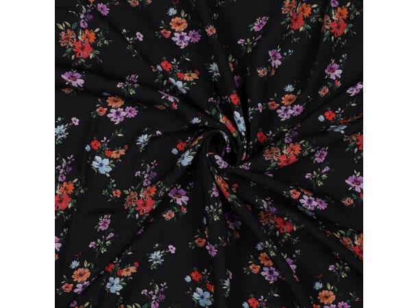 Viskose Radiance Flowers - sort