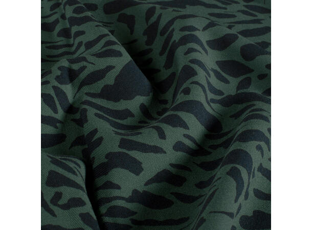Viskose Twill Abstract Petrol 