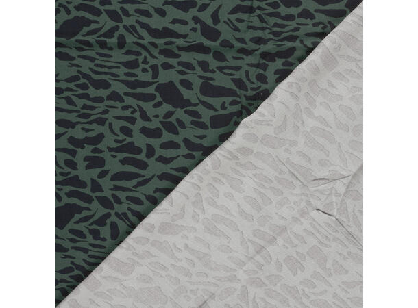 Viskose Twill Abstract Petrol 