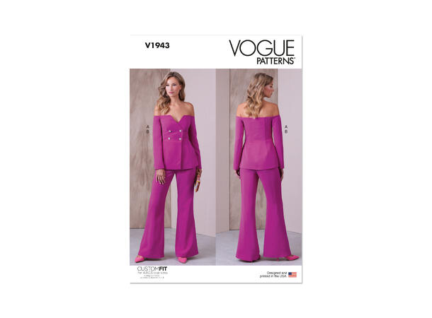 Vogue 1943 - Dress til dame.