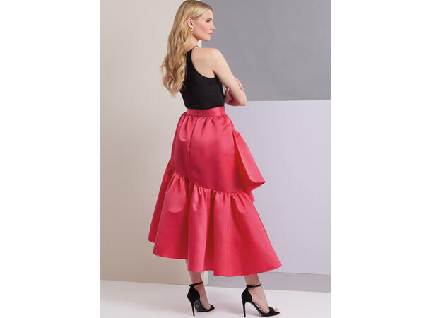 Vogue 1957 - Skjørt med volangkant.