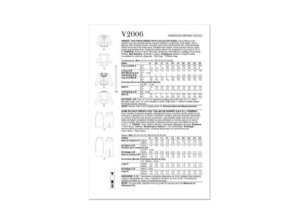 Vogue 2006 - Drakt til dame.