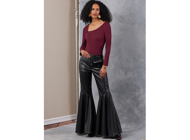 Vogue 2049 - Body med lange ermer.