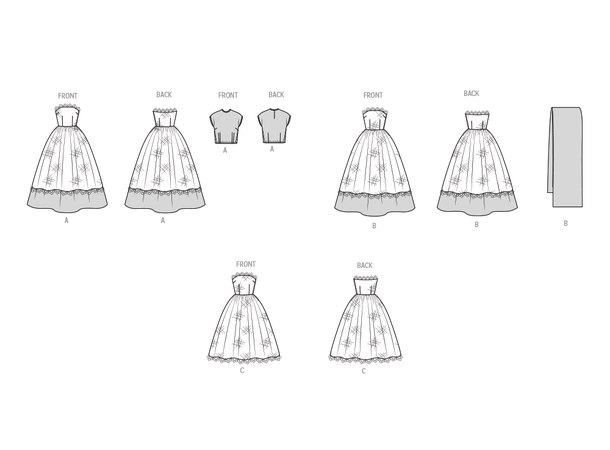 Vogue 2061 - Vintage kjole.