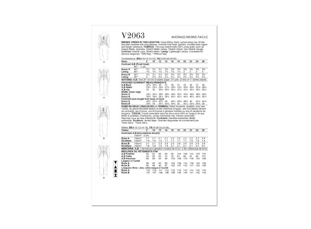 Vogue 2063 - Kjole.
