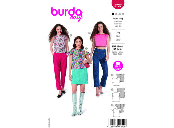 Burda 5727 - Topper.