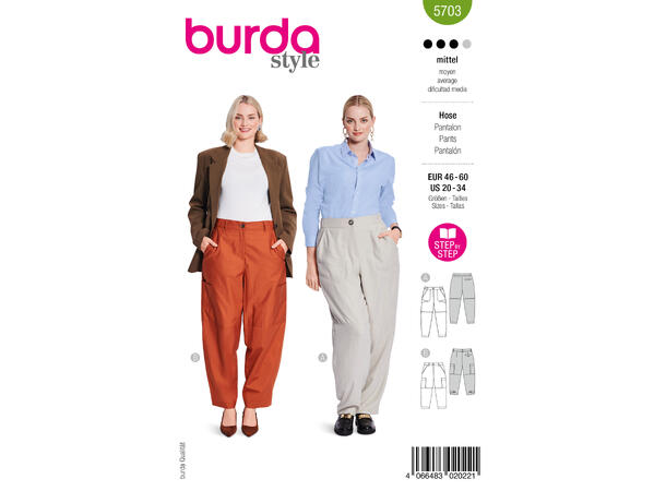 Burda 5740 - Bukse.
