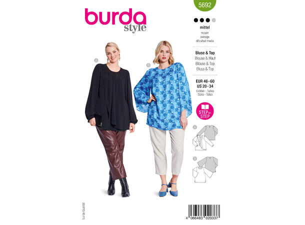 Burda 5745 - Bluse