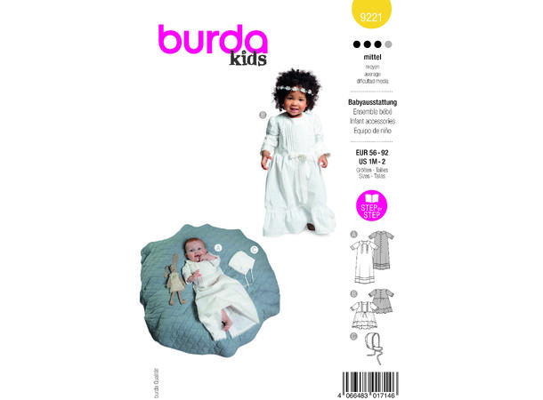 Burda 9221 - Dåpskjole.