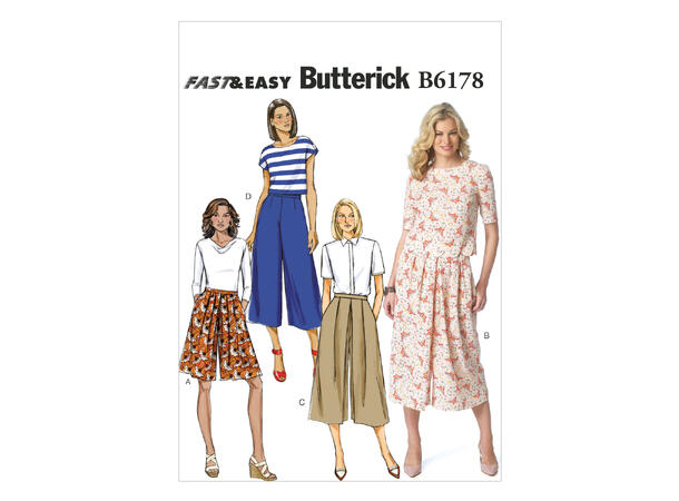 Butterick 6178, Culottes