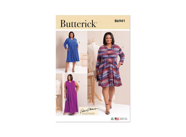 Butterick 6940- Kjole til dame