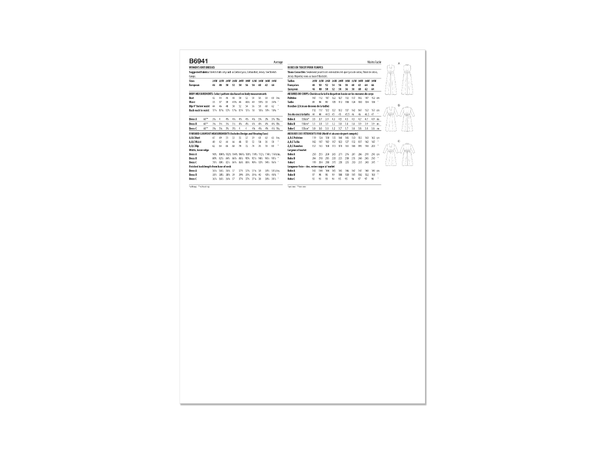 Butterick 6940- Kjole til dame