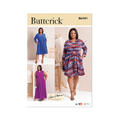 Butterick 6941- Kjole til dame W2 (20W-22W-24W-26W-28W)