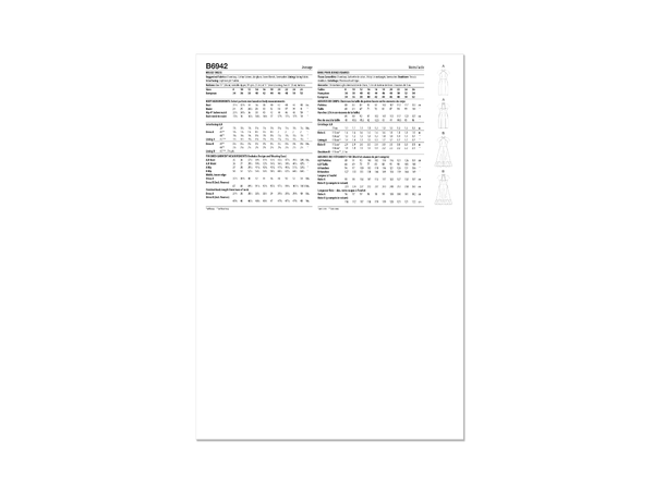 Butterick 6942- Kjole til dame