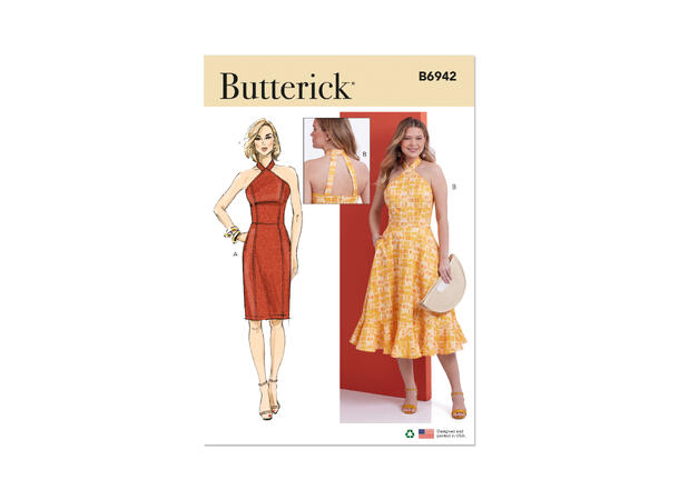 Butterick 6942- Kjole til dame