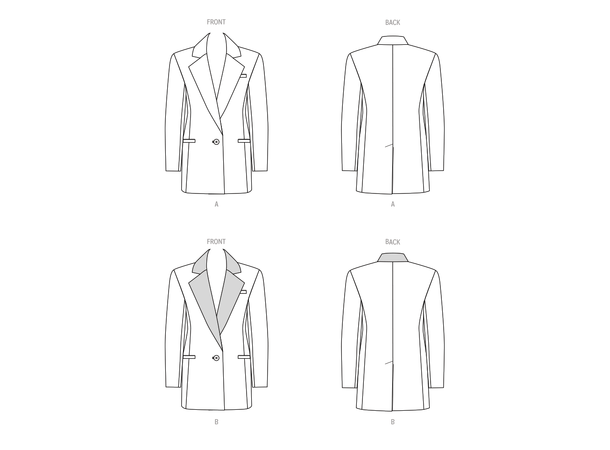 Butterick 6960- Jakkee til dame