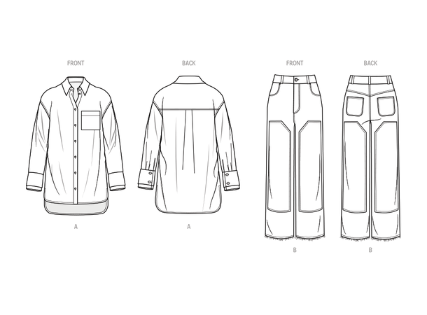 KnowME 2052 - Skjorte og bukse.