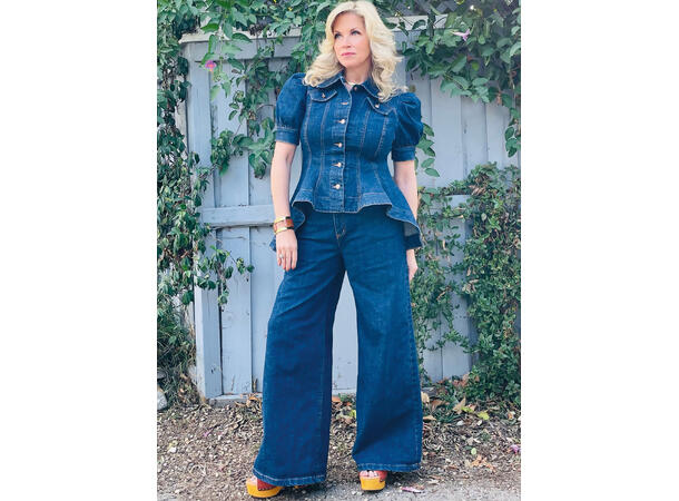 KnowME 2069 - Peplum topp og bukse.