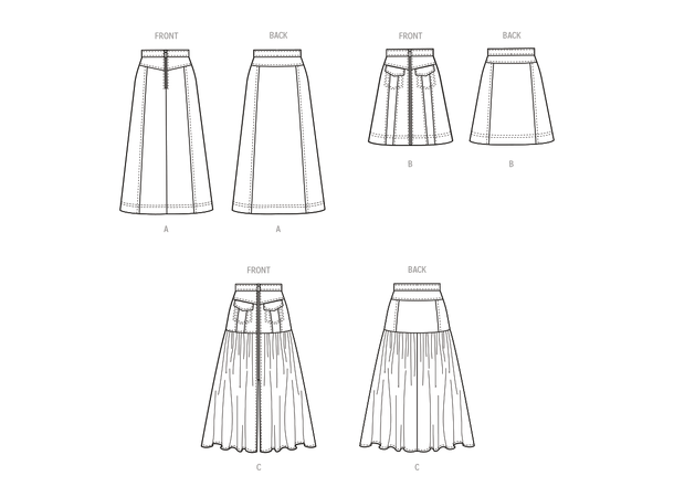 McCall's 8389 - Skjørt.