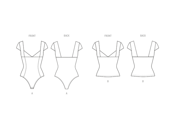 McCall's 8407 - Body og topp.