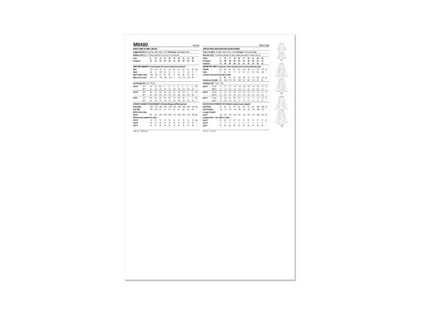 McCall's 8480 - Skjørt.