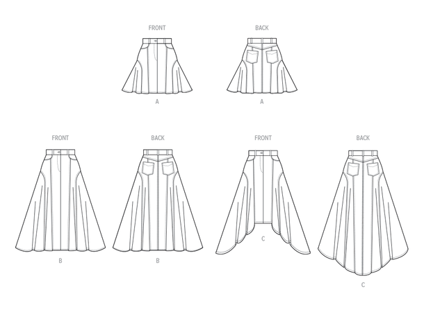 McCall's 8480 - Skjørt.