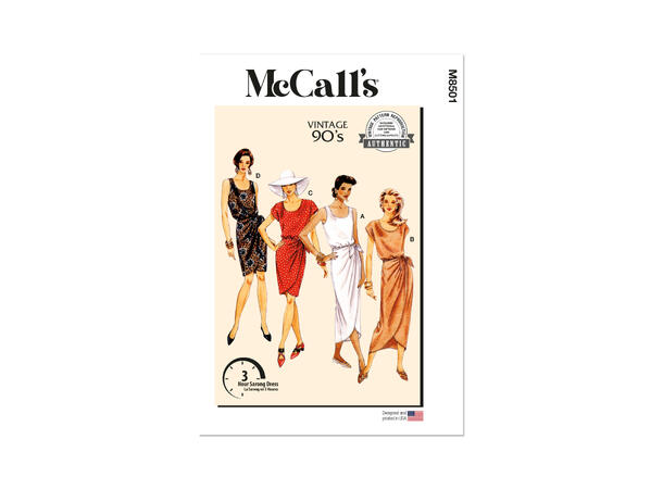 McCall's 8501 - Vintage Kjole.