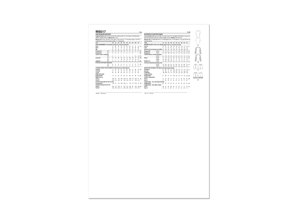 McCall's 8517 - Badetøy til herre.