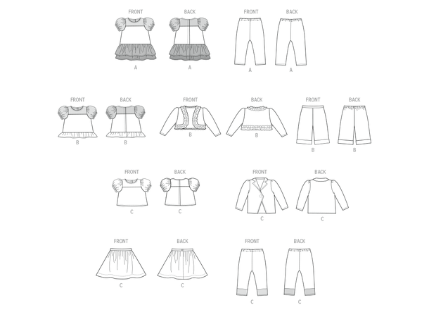 McCall's 8524 - Dukkeklær.