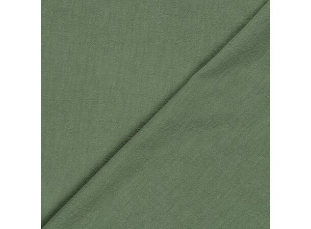 Vasket Ramie Lin Oliven grønn