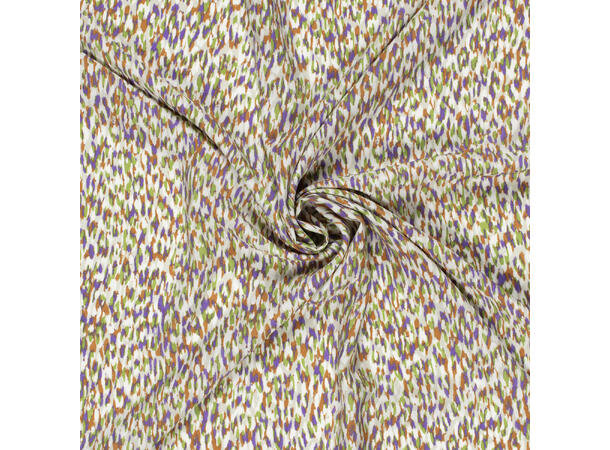 Viskose Poplin Abstract lime green