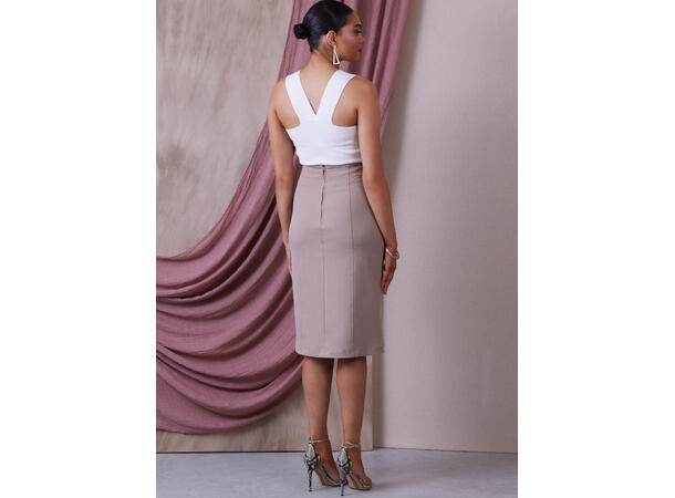 Vogue 1942 - Skjørt med snøring.