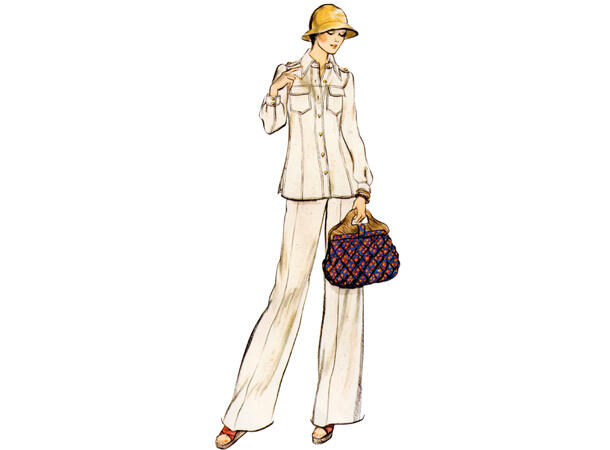 Vogue 1966 - Vintage Jakke og bukse.