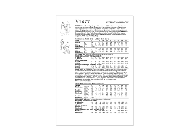 Vogue 1977 - Vintage Kåpe.