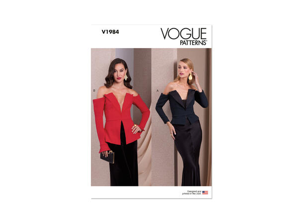 Vogue 1984 - Off-shoulder Topp.