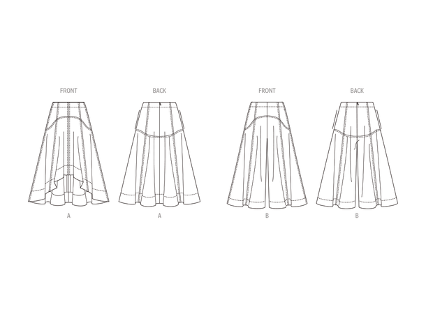 Vogue 1987 - Skjørt.