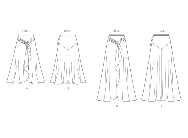 Vogue 2033 - Skjørt.