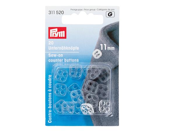 Transparent baksideknapp