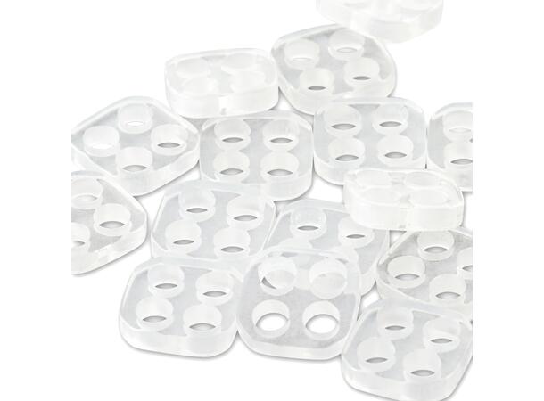 Transparent baksideknapp