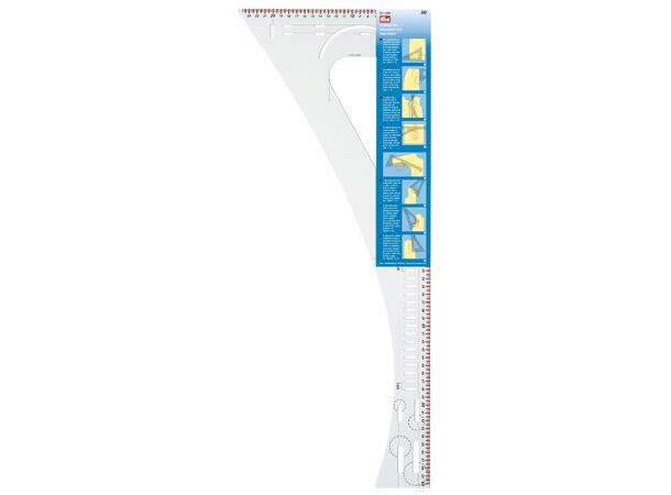 Skredderlinjal 90 grader