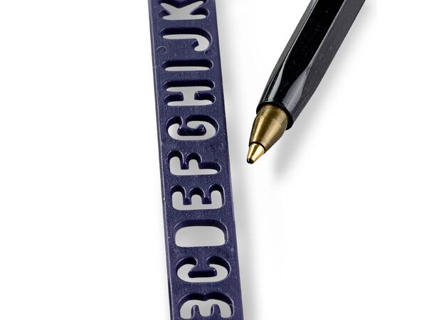 Merkepenn m/bokstavmal