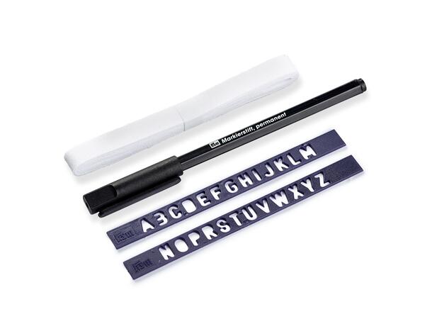 Merkepenn m/bokstavmal